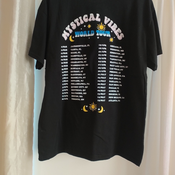 Cult Favorite Festival Graphic T Shirt Women's Oversized Small Mystic Vibes - Picture 7 of 10
